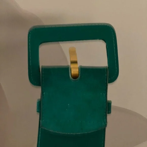 Vintage 80’s Green Suede Belt - Picture 4 of 10